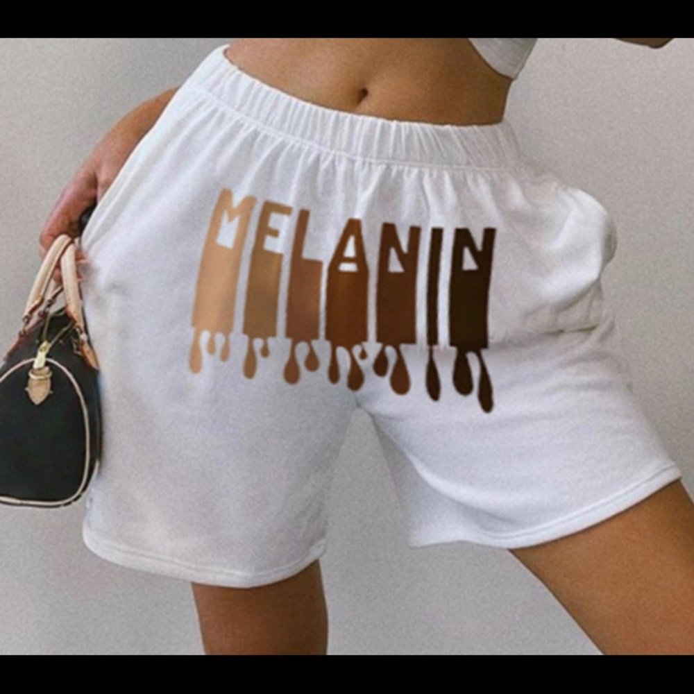 Esther White melanin shorts